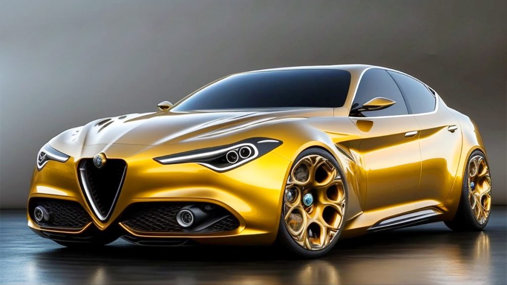Alfa Romeo Giulia NextGen Envisioned by AI Alfisti Crew