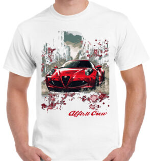 Alfisti Crew T Shirt White